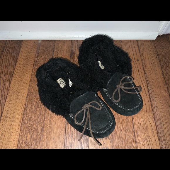 Ugg shearling slippers well loved size 5 - Picture 6 of 6